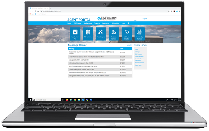 New Agent Portal Update